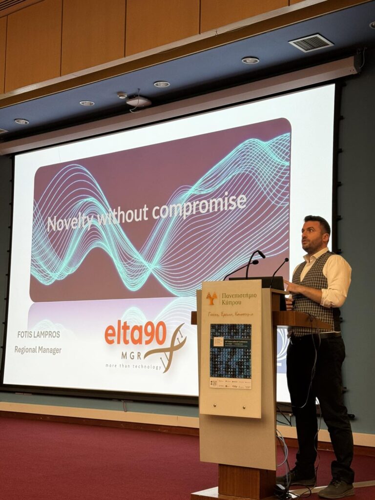 Nanopore sequencing: Novelty without compromise, Oxford Nanopore, Elta90MGR (distributor)